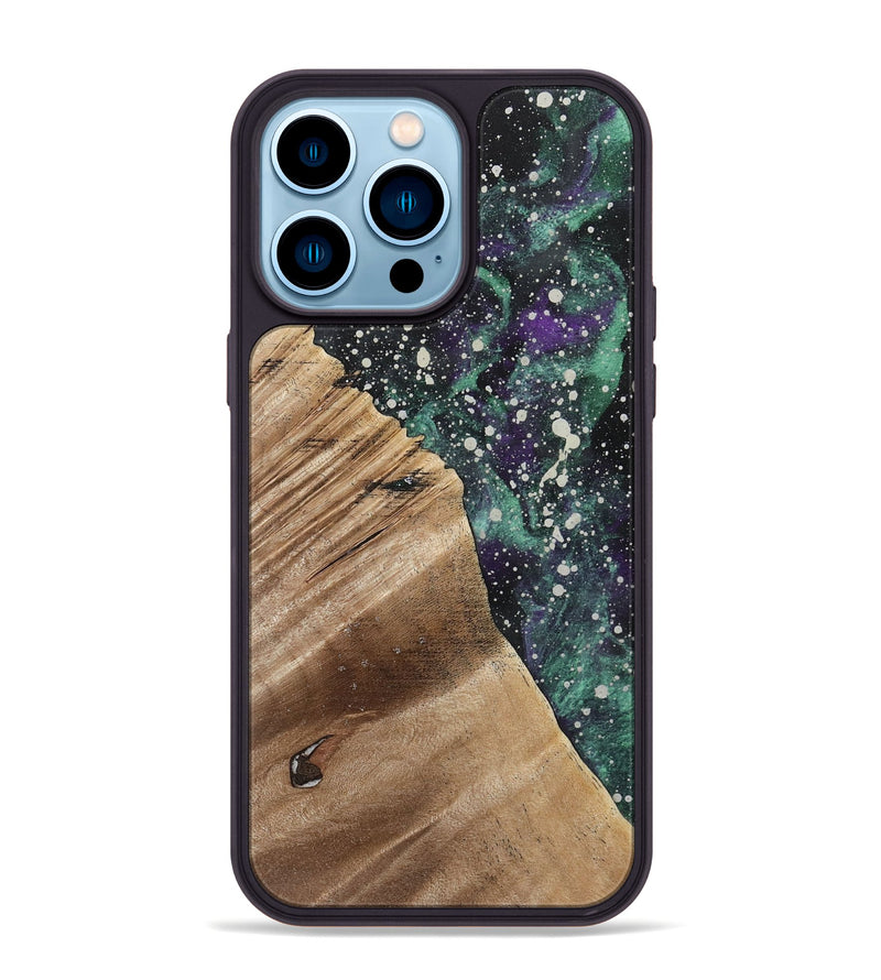 iPhone 14 Pro Max Wood Phone Case - Vinita (Cosmos, 731021)