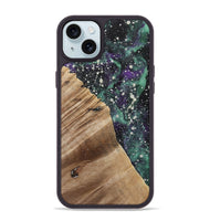 iPhone 15 Plus Wood Phone Case - Vinita (Cosmos, 731021)