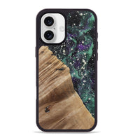 iPhone 16 Plus Wood Phone Case - Vinita (Cosmos, 731021)