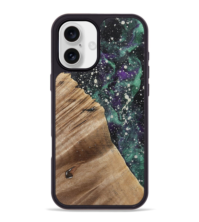 iPhone 16 Plus Wood Phone Case - Vinita (Cosmos, 731021)