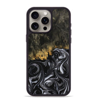 iPhone 15 Pro Max Wood Phone Case - Deshawn (Black & White, 731022)