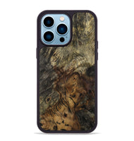 iPhone 14 Pro Max Wood Phone Case - Moshe (Wood Burl, 731045)