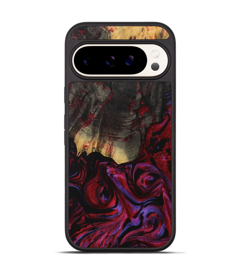 Pixel 9 Pro Wood Phone Case - Vonda (Red, 731047)