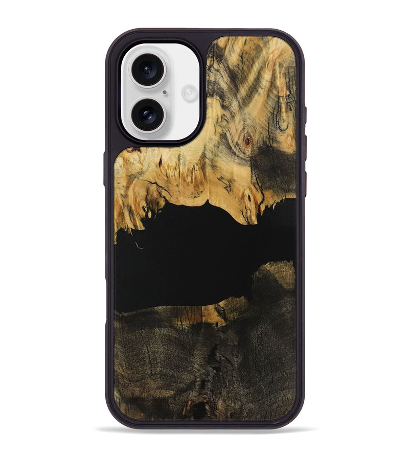 iPhone 16 Plus Wood Phone Case - Jovanny (Pure Black, 731048)