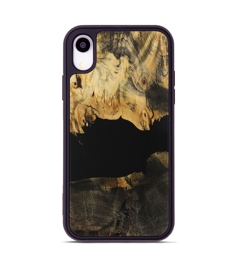 iPhone Xr Wood Phone Case - Jovanny (Pure Black, 731048)