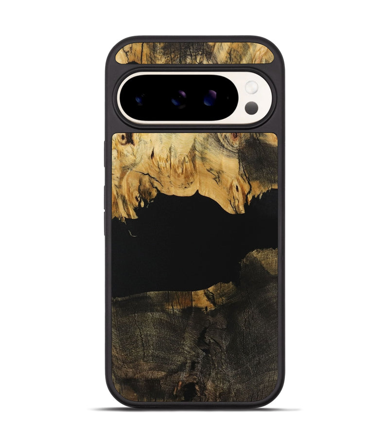 Pixel 9 Wood Phone Case - Jovanny (Pure Black, 731048)