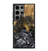 Galaxy S24 Ultra Wood Phone Case - Gerti (Black & White, 731050)