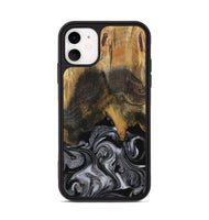 iPhone 11 Wood Phone Case - Gerti (Black & White, 731050)