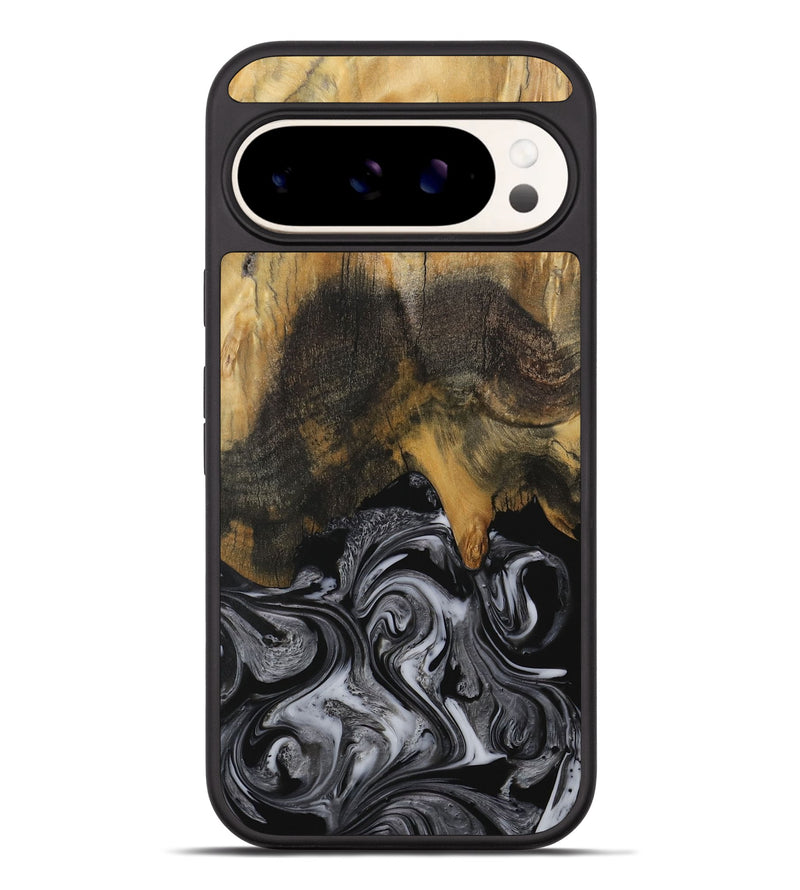 Pixel 9 Pro XL Wood Phone Case - Gerti (Black & White, 731050)