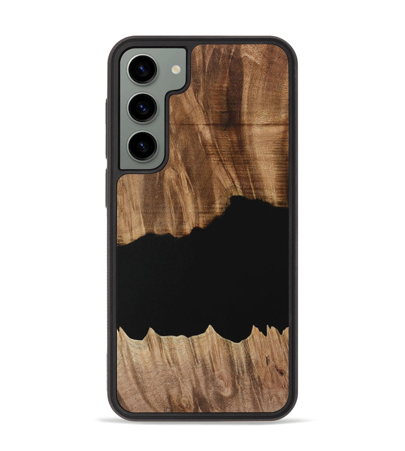 Galaxy S23 Plus Wood Phone Case - Franny (Pure Black, 731051)