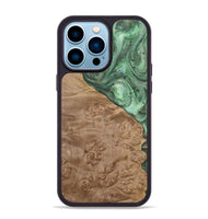 iPhone 14 Pro Max Wood Phone Case - Giovani (Green, 731052)