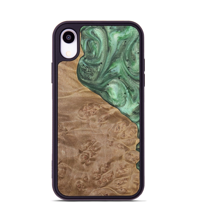 iPhone Xr Wood Phone Case - Giovani (Green, 731052)