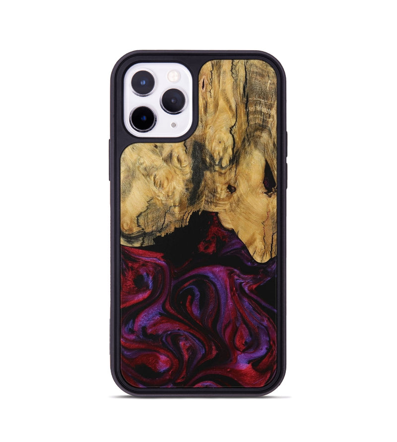 iPhone 11 Pro Wood Phone Case - Joanna (Purple, 731053)