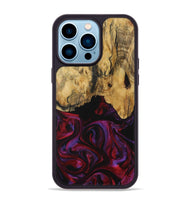 iPhone 14 Pro Max Wood Phone Case - Joanna (Purple, 731053)