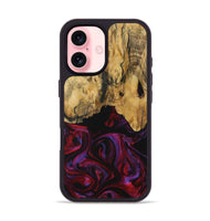 iPhone 16 Wood Phone Case - Joanna (Purple, 731053)