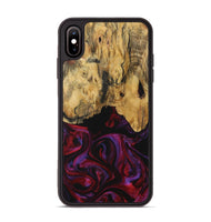 iPhone Xs Max Wood Phone Case - Joanna (Purple, 731053)