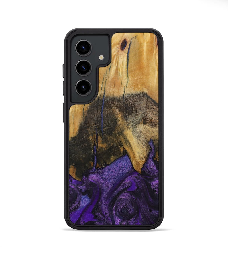 Galaxy S24 Wood Phone Case - Cristi (Purple, 731068)