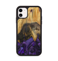 iPhone 11 Wood Phone Case - Cristi (Purple, 731068)