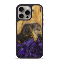 iPhone 15 Pro Max Wood Phone Case - Cristi (Purple, 731068)