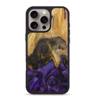 iPhone 16 Pro Max Wood Phone Case - Cristi (Purple, 731068)