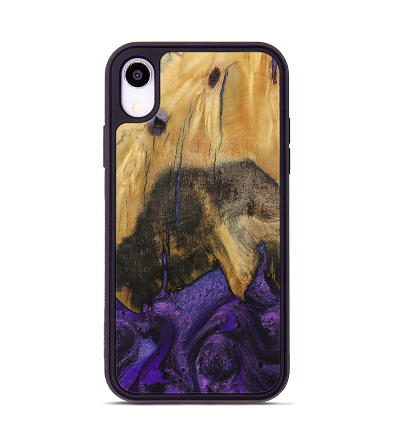 iPhone Xr Wood Phone Case - Cristi (Purple, 731068)