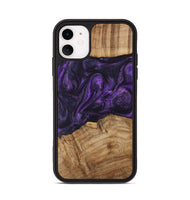 iPhone 11 Wood Phone Case - Darell (Purple, 731069)