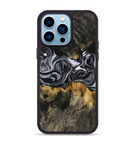 iPhone 14 Pro Max Wood Phone Case - Beryle (Black & White, 731070)