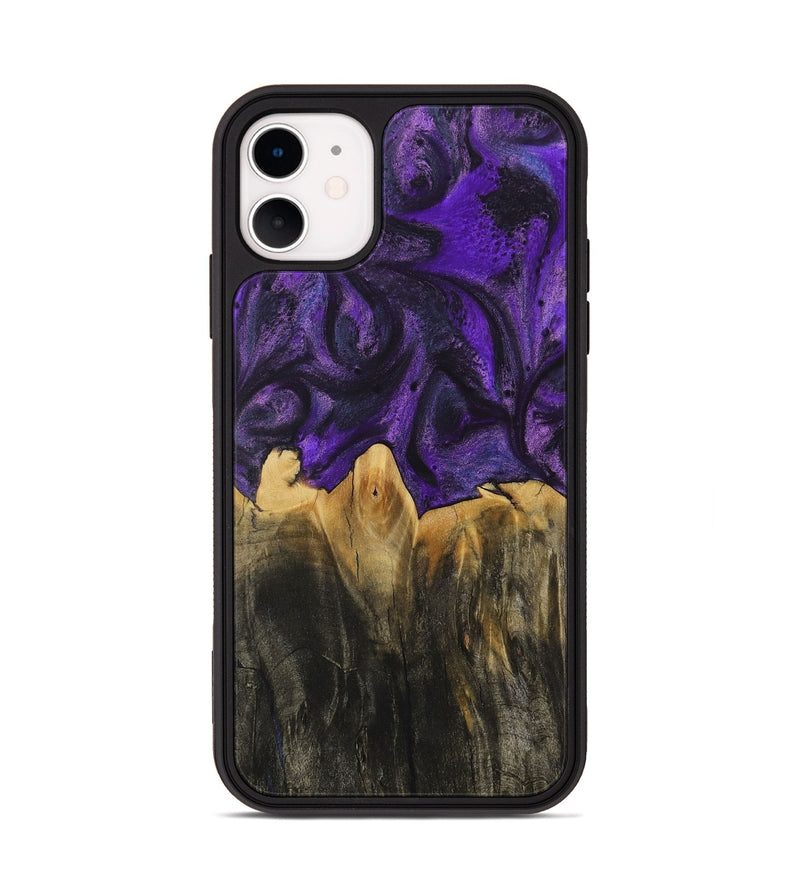 iPhone 11 Wood Phone Case - Hestia (Purple, 731076)