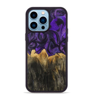 iPhone 14 Pro Max Wood Phone Case - Hestia (Purple, 731076)