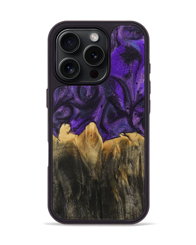 iPhone 16 Pro Wood Phone Case - Hestia (Purple, 731076)