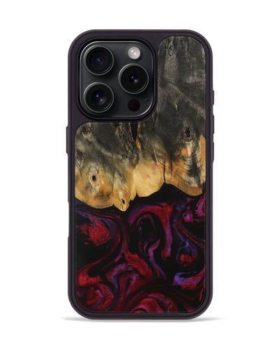 iPhone 16 Pro Wood Phone Case - Janet (Purple, 731077)