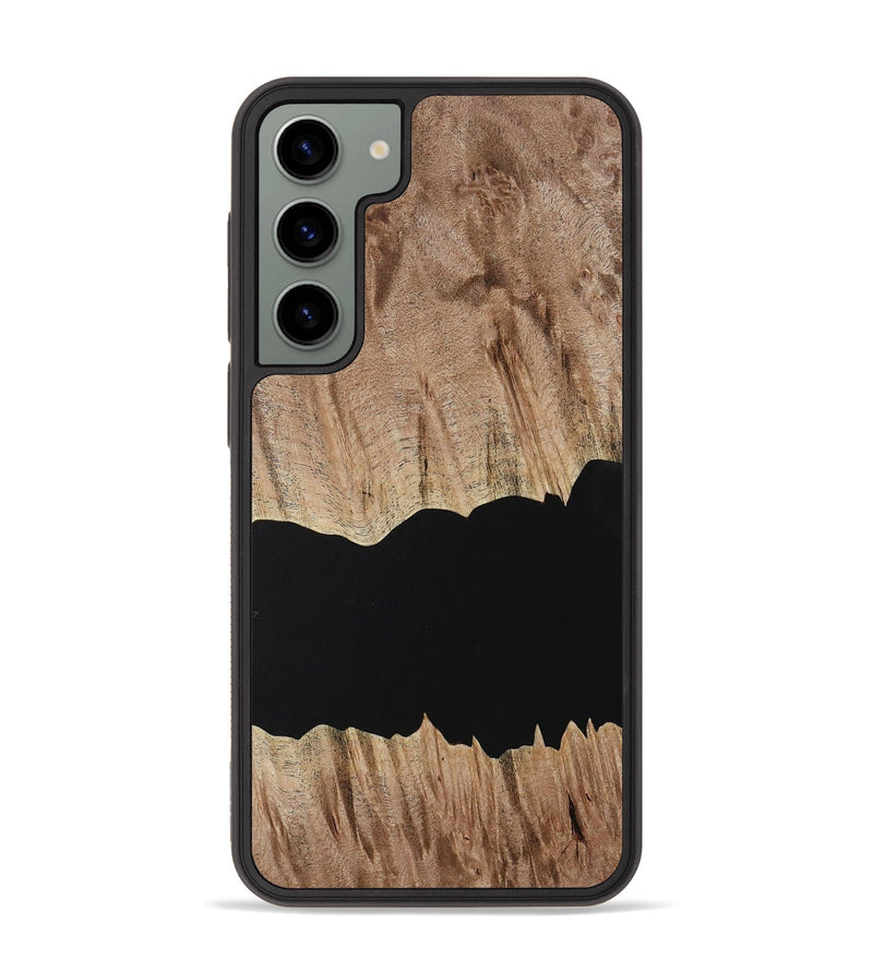 Galaxy S23 Plus Wood Phone Case - Randee (Pure Black, 731093)