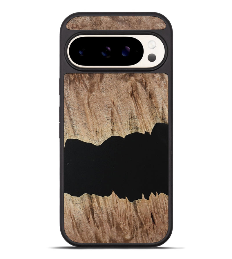 Pixel 9 Pro XL Wood Phone Case - Randee (Pure Black, 731093)