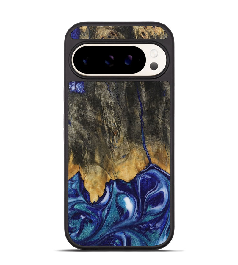 Pixel 9 Pro Wood Phone Case - Freek (Blue, 731096)