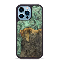 iPhone 14 Pro Max Wood Phone Case - Roland (Green, 731102)