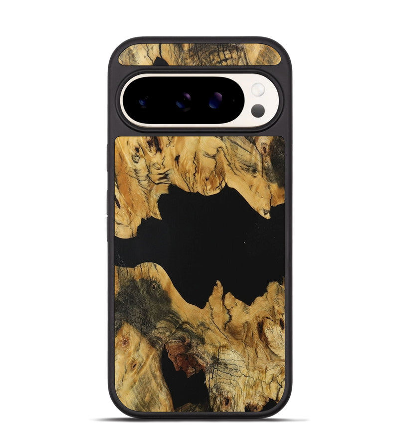 Pixel 9 Pro Wood Phone Case - Fima (Pure Black, 731142)