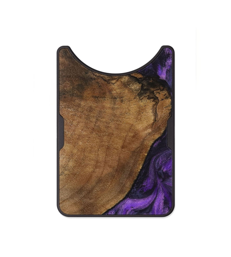 Alloy Wood Wallet - Lady (Purple, 731150)