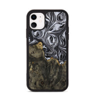 iPhone 11 Wood Phone Case - Ayaz (Black & White, 731177)