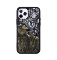 iPhone 11 Pro Wood Phone Case - Ayaz (Black & White, 731177)