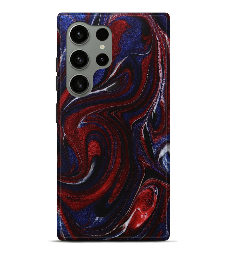 Galaxy S24 Ultra ResinArt Live Edge Phone Case - Skyler (Red, 731205)