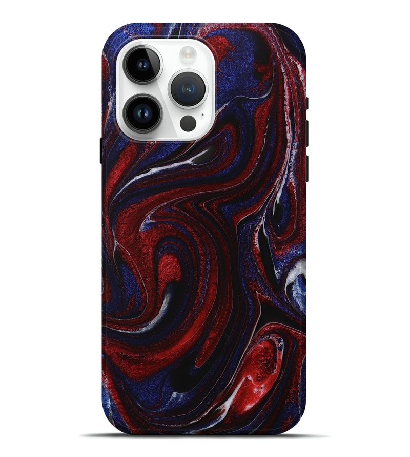 iPhone 15 Pro Max ResinArt Live Edge Phone Case - Skyler (Red, 731205)