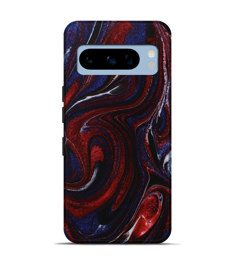 Pixel 8 Pro ResinArt Live Edge Phone Case - Skyler (Red, 731205)