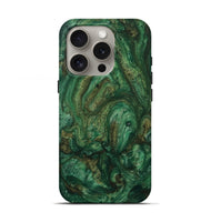 iPhone 16 Pro ResinArt Live Edge Phone Case - Lonneke (Green, 731210)