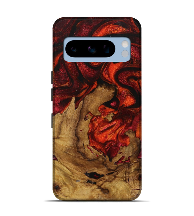 Pixel 8 Pro Wood Live Edge Phone Case - Jaime (Red, 731211)