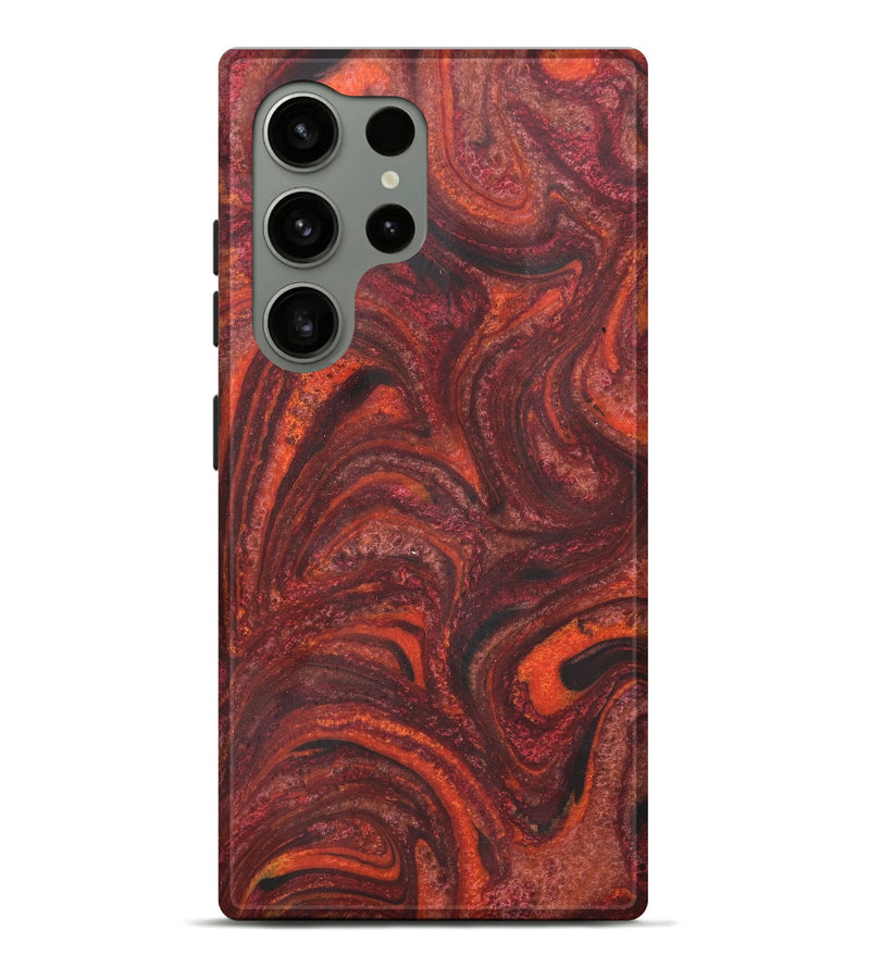 Galaxy S24 Ultra ResinArt Live Edge Phone Case - Tamra (Red, 731219)