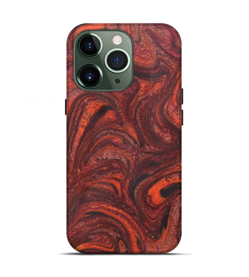 iPhone 13 Pro ResinArt Live Edge Phone Case - Tamra (Red, 731219)