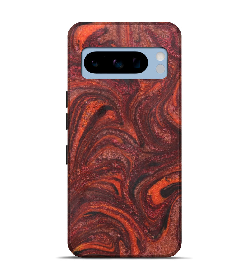 Pixel 8 Pro ResinArt Live Edge Phone Case - Tamra (Red, 731219)