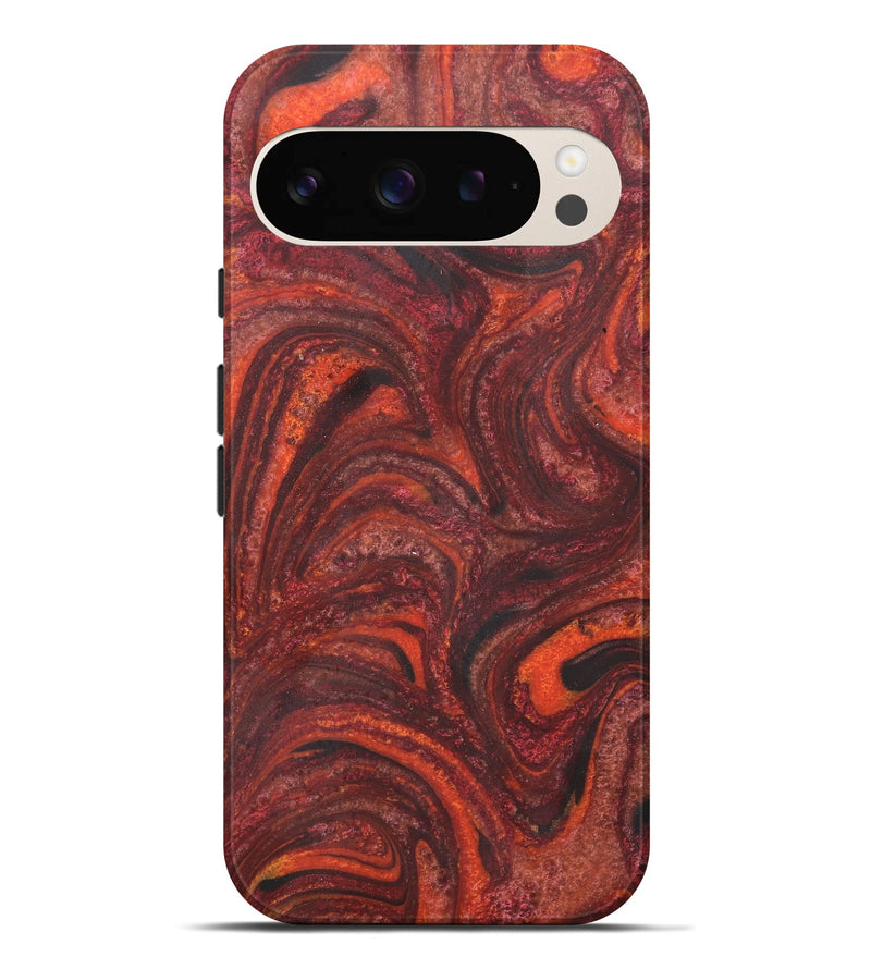 Pixel 9 Pro XL ResinArt Live Edge Phone Case - Tamra (Red, 731219)