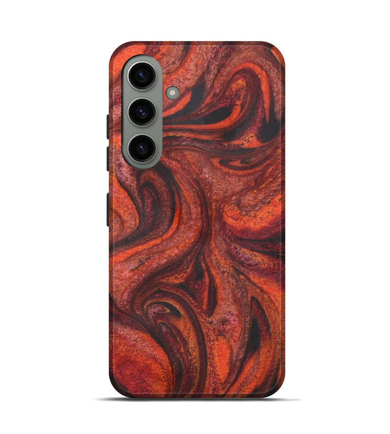 Galaxy S24 ResinArt Live Edge Phone Case - Ezekiel (Red, 731221)