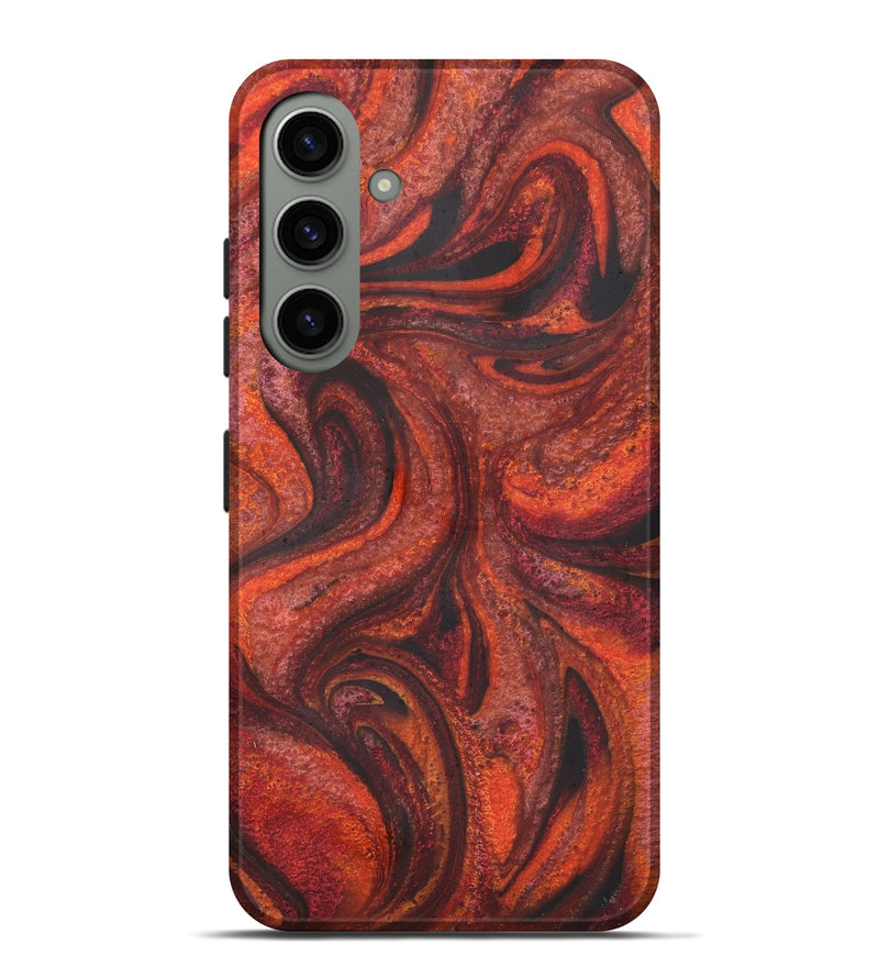 Galaxy S24 Plus ResinArt Live Edge Phone Case - Ezekiel (Red, 731221)